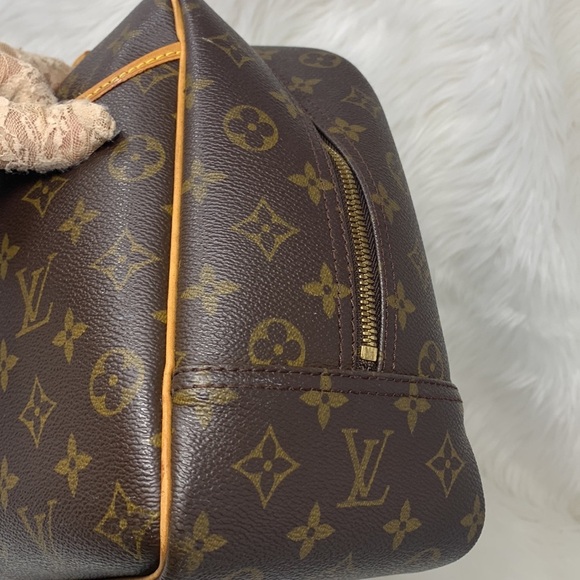 Louis Vuitton Deauville Brown Monogram handbag Datecode: V10988 - Picture 8 of 16